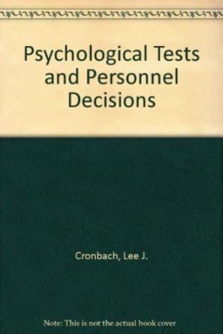 Psychological tests and personnel decisions