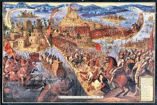 AZTECAS-Agua a Tenochtitlan.