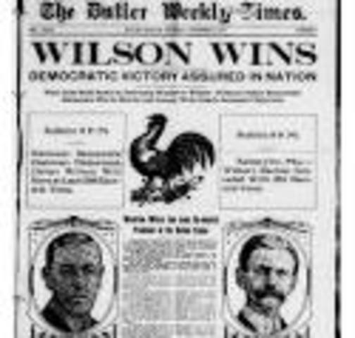Wilson re-elected