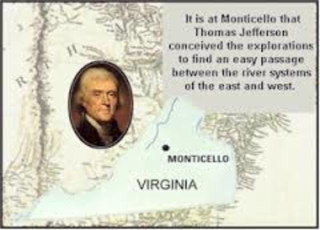 Jefferson commissioned the discovery expedition from 1804-1806 that was lead by Meriwether Lewis and William Clark. In 1801 France signed a treaty for the French to return to the Louisiana territory.