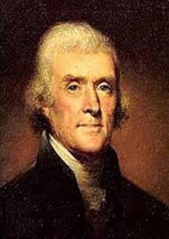 Thomas Jefferson becomes the third president