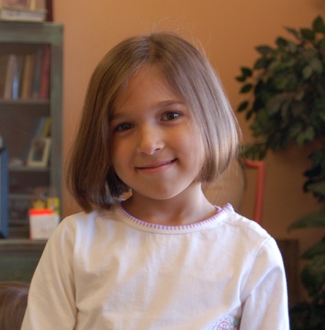 Elaina's big Haircut