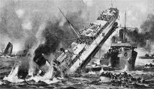Sinking of the British liner Arabic