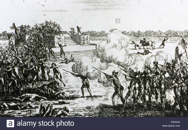 Masakr na Martově poli - První násilí