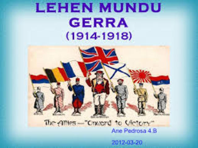 Lehen mundu gerra