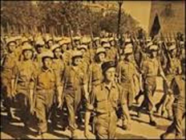 Paris retaken by Allies Forces