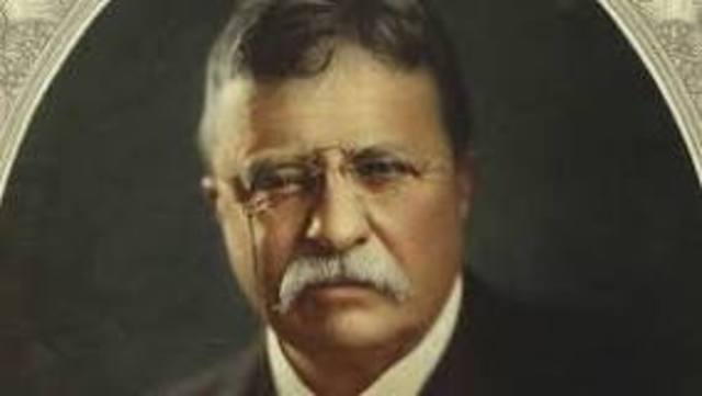 Roosevelt is named president after William McKinley is assassinated