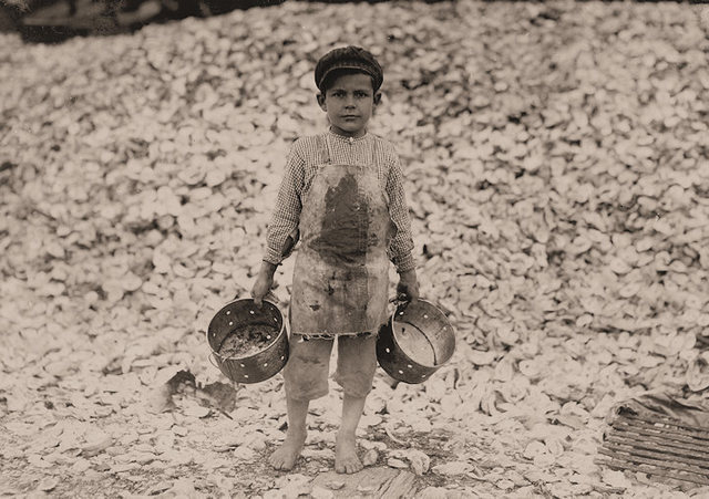 Child labor started to be normal