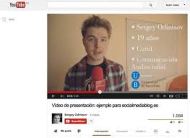 Comienza la opción de presentar un video curriulum en you tube como opción profesional.