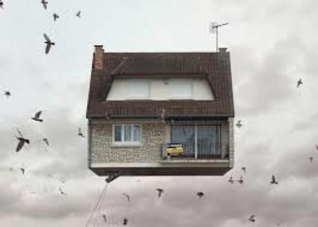flying house