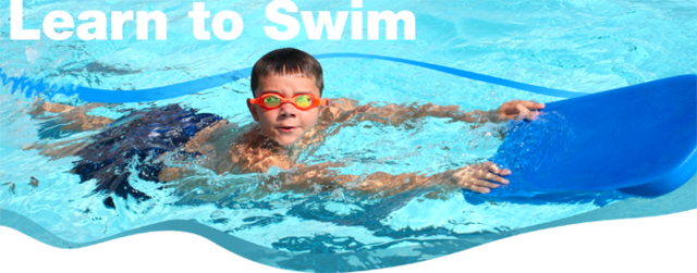 going to swimming pool my first time and learning