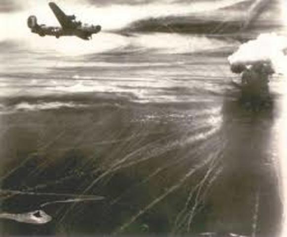 Air raid on Naru Island