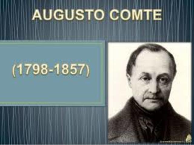 Comte, Augusto (1798 -1857)
