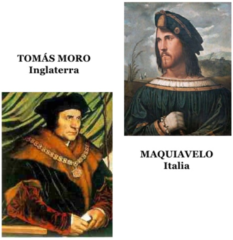 TOMAS MORO (1478-1535) Y NICOLAS MAQUIAVELO (1469-1527)
