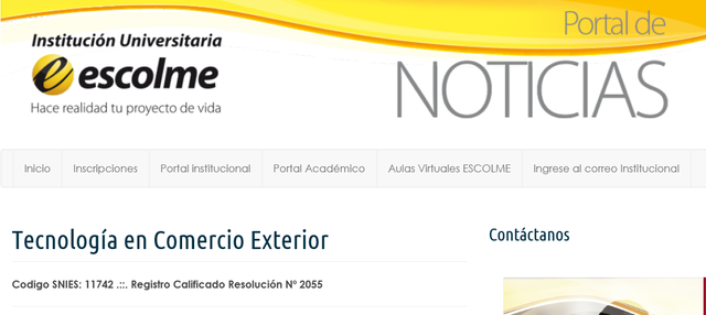 Registro Calificado  Tecnólogo en Comercio Exterior