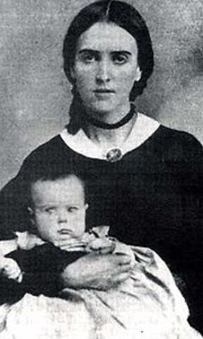 1849 something has  happened to his 2nd wife