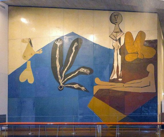 El mural de la caída de Ícaro