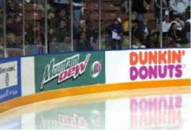 First Advertisement To Appear On The Boards