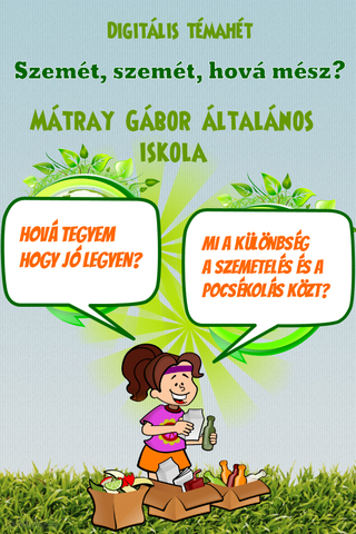 A projekt dalának felvétele