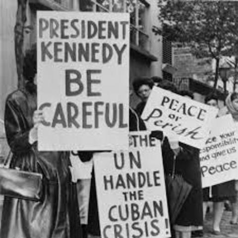 Khrushchev refuses to remove the missiles from Cuba