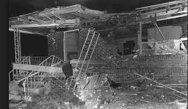 Martin Luther King Jr's house was bombed.