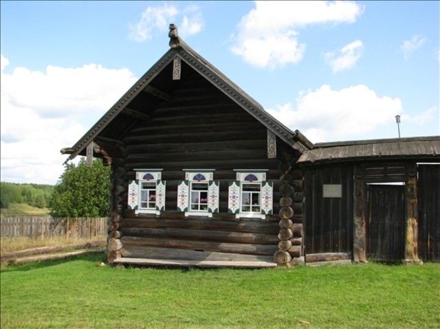 The definition of the word "izba".