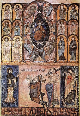 Alfonso II se convierte en el rey de Asturias