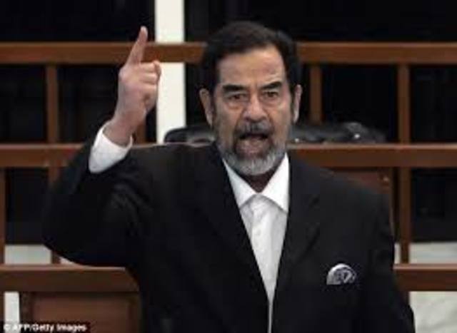 Saddam Hussein Refuses