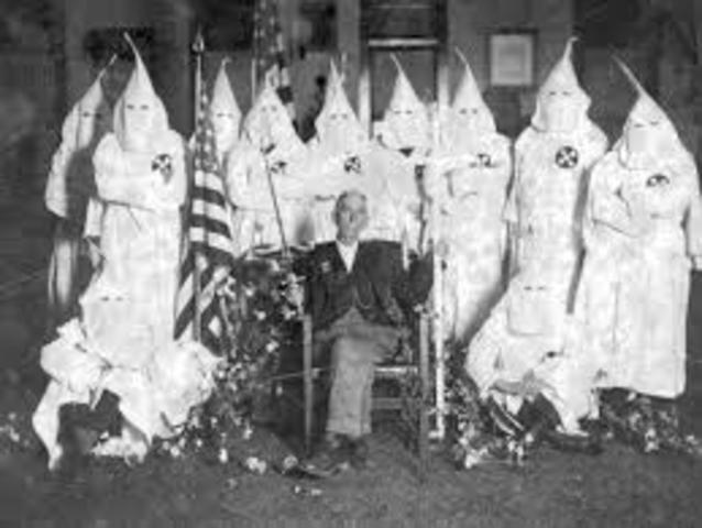 The KKK is founded