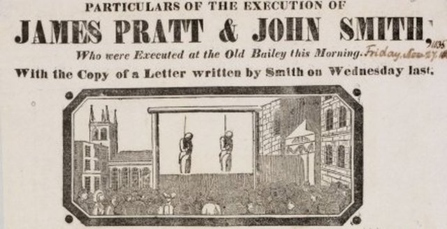 Execution of James Pratt & John Smith