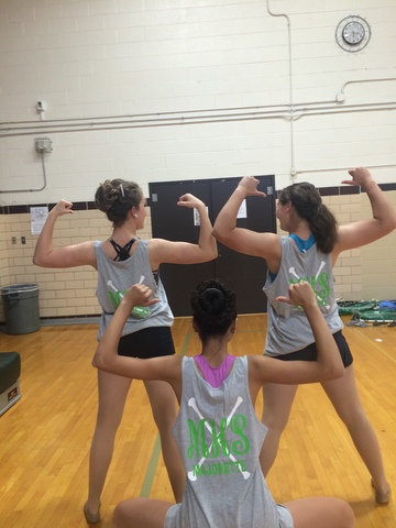 J'ai fait l'équipe de Mehlville Majorette.