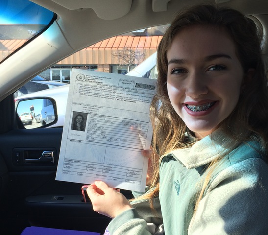 J'ai obtenu mon permis de conduire