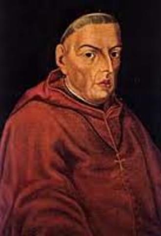 Fray Felipe Galindo quien pide elevación en rango.