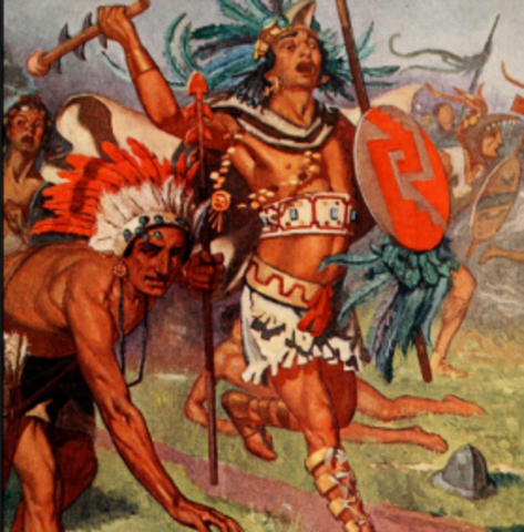 Aztec's conquer their rival tribe