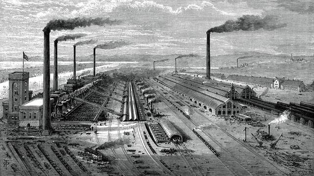 The Industrial Revolution began