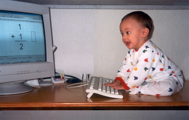 La primera vez que use una computadora