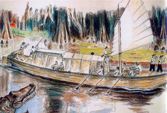 Dunbar and Hunter explore the Ouachita River and Hot Springs