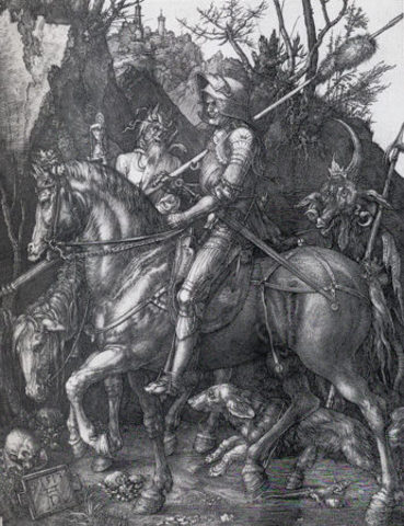 Saksamaa ,,Rüütel, surm ja kurat'' Albrecht Dürer