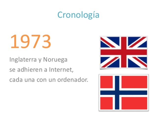 Inglaterra y Noruega se adhieren a Internet