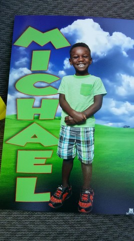 J’ai deveni marraine à mon filleul, Michael sur 06/12/2015.