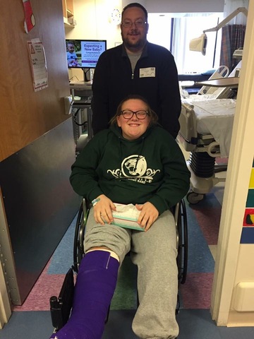 J’ai eu opération sur mon pied.