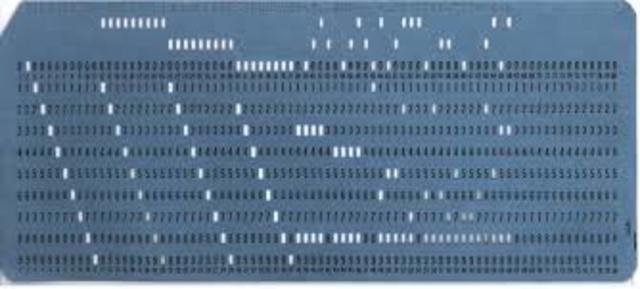 Punched Cards (PreComputers/Machines)