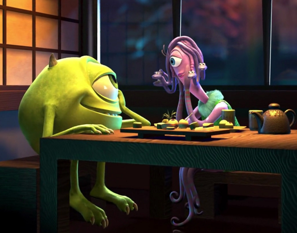 Solo tienen ojos para ellos ("Monstruos SA")