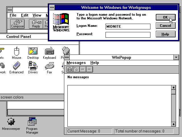 Windows for Workgroups 3.11