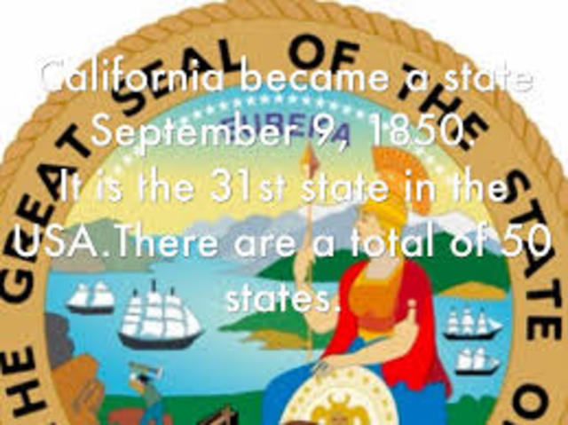 California becomes a state