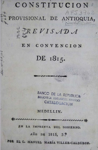 Constitución provincial de la Provincia de Antioquia