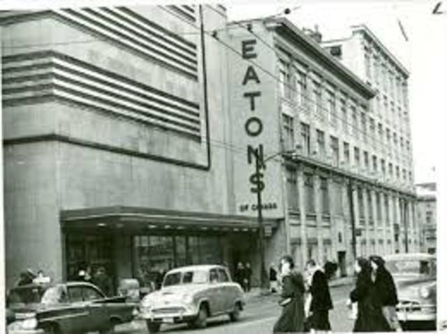 Eaton's department store opens