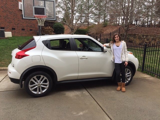 Recibí mi primer coche.