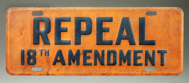 Repealed the 18th amendment