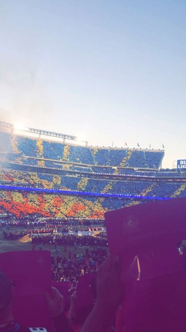 mi familia y yo fuimos a Súper Bowl 50
